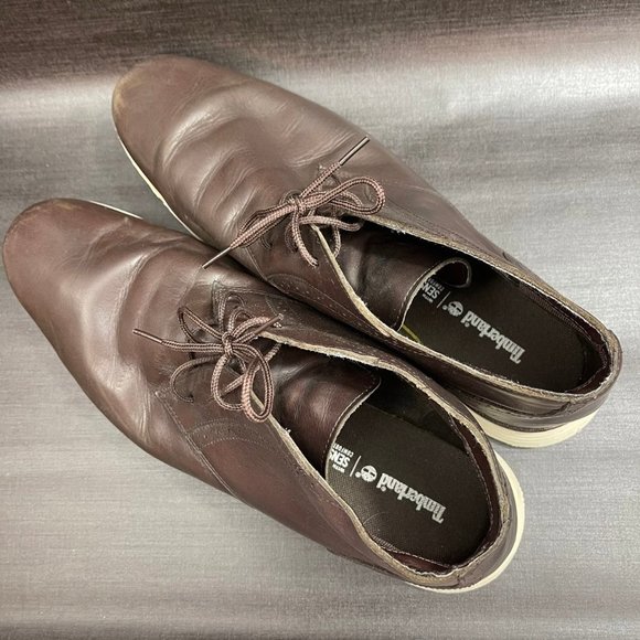 Timberland Franklin Park Chukka Boots Men's Size 12 Brown Leather Lace Shoes - Picture 11 of 11